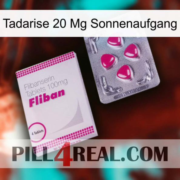 Tadarise 20 Mg Sunrise 32